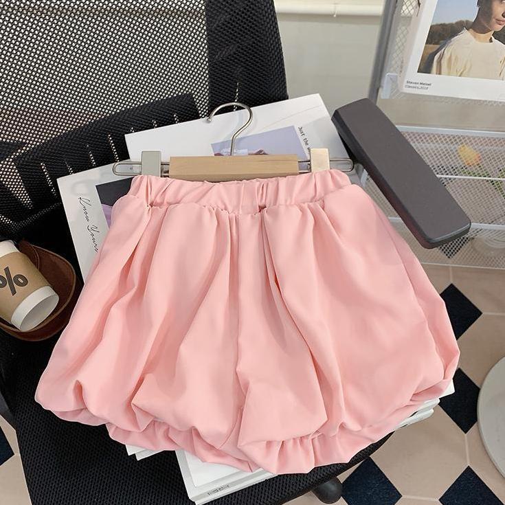 Girls' Summer Outfit Stylish and Stylish Short Sleeved Children's Shorts Summer Two-piece Set Thin Design