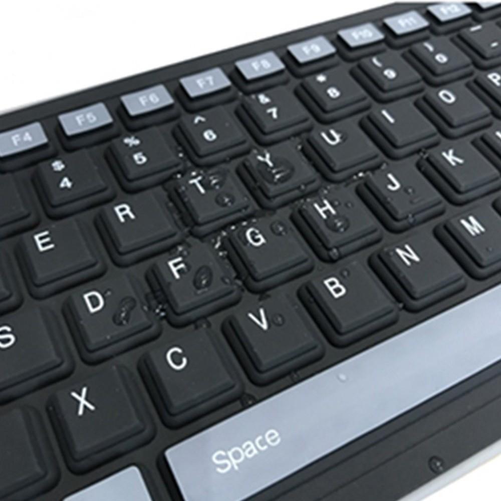 Soft Silicone Flexible Keyboard Foldable Wired Keyboard Colorful USB Keyboard  Home Use