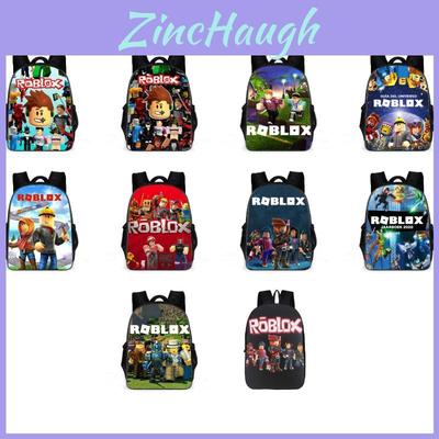 Roblox Double Layer Waterproof Backpack With Floral Print For Kids Perfect For School And Travel