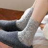 Winter Warm Wool Women Socks Solid Color Japanese Harajuku Retro Long Socks Women Girls Thermal Vintage Streetwear Crew Socks