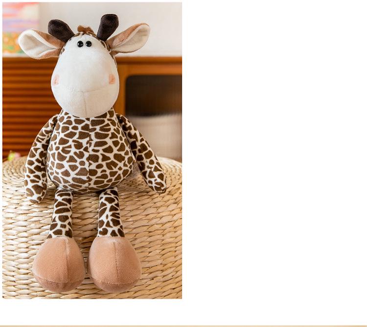 Plush Jungle Animal Dolls: Elephant, Monkey, Tiger, Lion, Giraffe – Perfect Children's Gifts