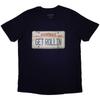 Nickelback License Plate T-Shirt Blue New Unisex T-Shirt