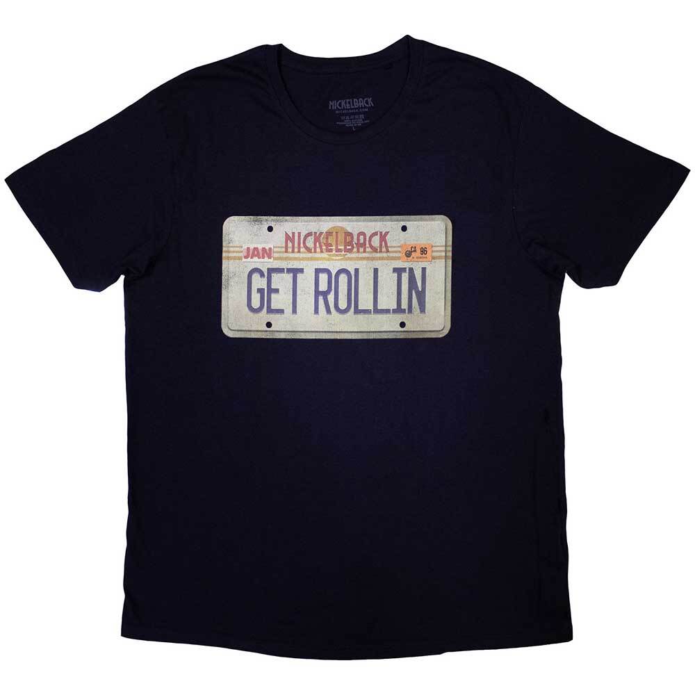 

Nickelback License Plate T-Shirt Blue New Unisex T-Shirt S