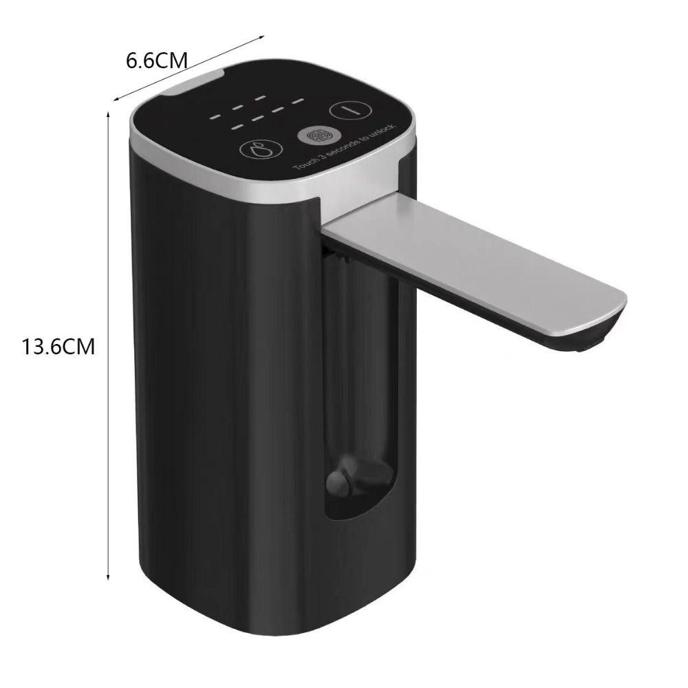 LED Display Water Bottle Pump Foldable Water Dispenser Quantitative Wine Dispenser  Outdoor