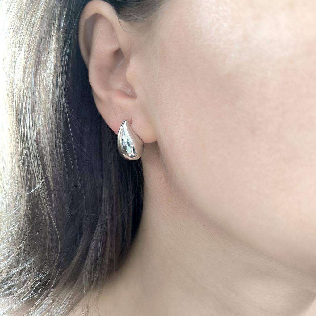 Silver Earrings Without Stones (2161196)