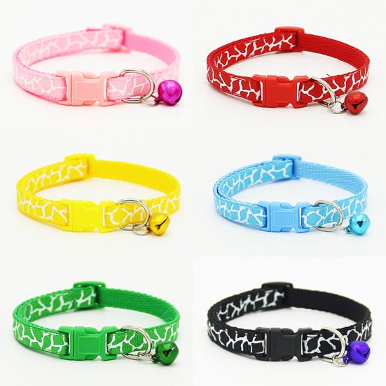 Fashion Adjustable Pet Collar Necklace with Bell for Small Dog Puppy Kitten Cat