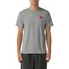 CDG Play T-Shirts Men's Gray Crew Neck Moderate AZ-T322-051-2