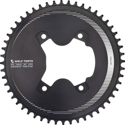 Wolf Tooth 110 BCD Asymmetriske Aero Klinger til GRX Kranksæt ST 50T 4-Bolt Drop-Stop