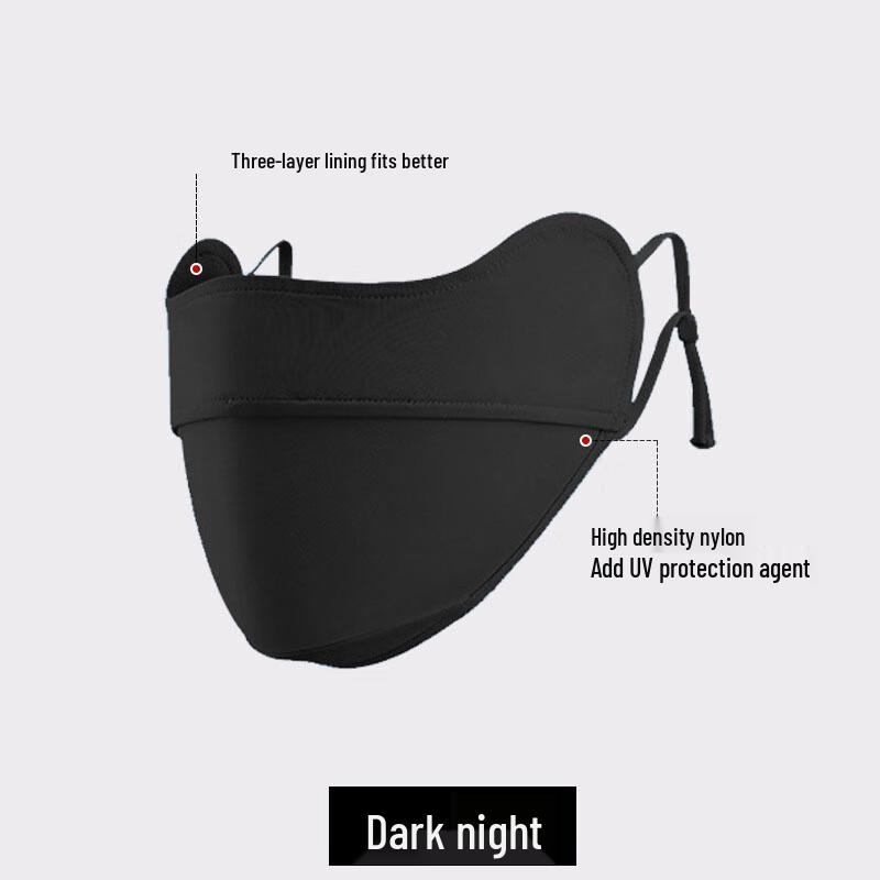 MEET SUNNY Sun Protection Ice Silk Mask One Size