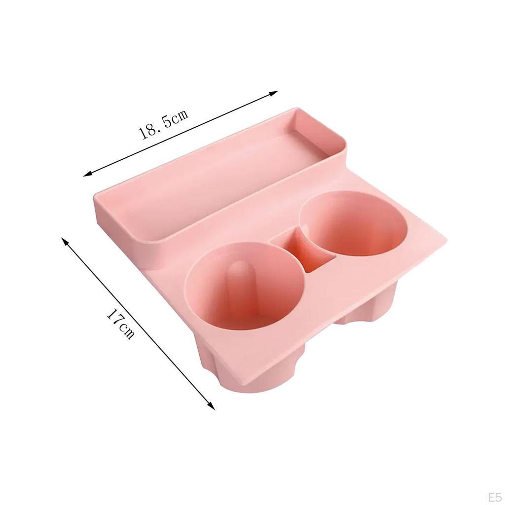 Konsolen-Getränkehalter-Einsatz Silikon-Getränkeorganisator Automobilzubehör Einfach zu installieren 2 in 1 für