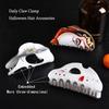 Ghost Face Halloween Claw Clips Spooky Smiley Mask Halloween Hair Accessories 3D Ghost Hair Clips Unique Fun Hair Clips
