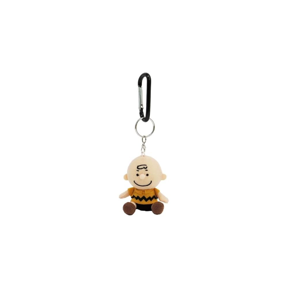 Nakajima Corporation Peanuts Charlie Brown Sitting Carabiner Mascot 183767-23