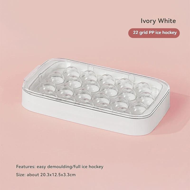 Mini Ice Cube Tray With Lid And Bin Ice Cube Maker Ice Mold Ice Cubes Storage Box Spill-resistant Removable For Whiskey Cocktail
