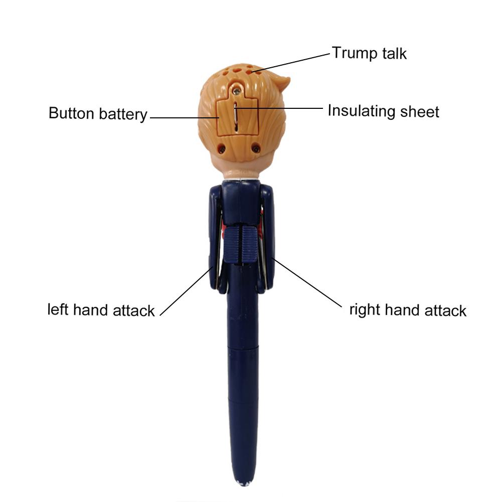 2025 Sprechender Trump-Stift mit echter Stimme, Donald Trump-Geschenke, originelle Geschenke für Erwachsene, Scherzgeschenke, Weihnachts- und Geburtstagsparty-Zubehör