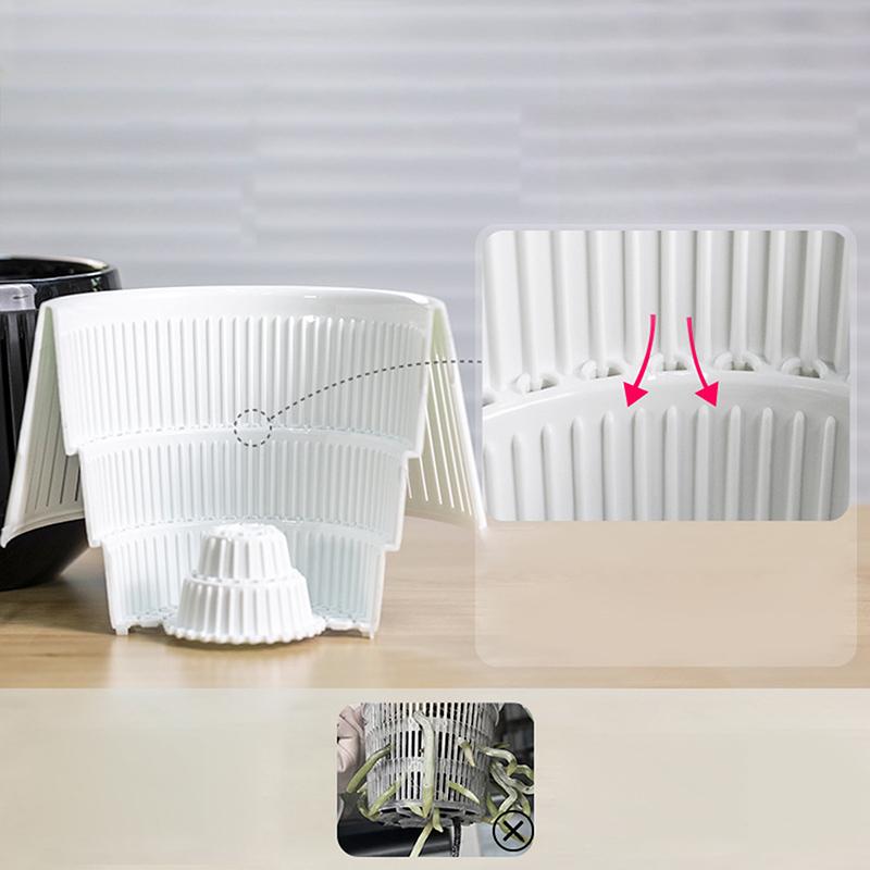 Meshpot Orchid Pots With Holes Flower Pot For Repotting Plastic Planter Indoor-Outdoor Plants Home Decorative Air Plant Pot