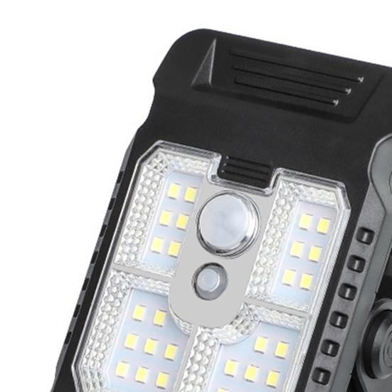 Solar-Bewegungssensor-Wandleuchte Energiesparende wiederaufladbare Solarlampe Wasserdichte Clip-On-Außenleuchte für Garten Terrasse Weg