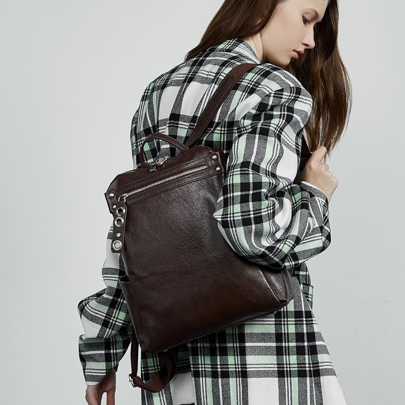 2025 Large Capacity Women's Travel Bag Vintage Rucksack