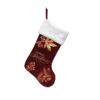 Christmas Socks Candy Boots With Small Bells Holiday Gift Bags Christmas Trees Santa Claus Boots For Fireplace