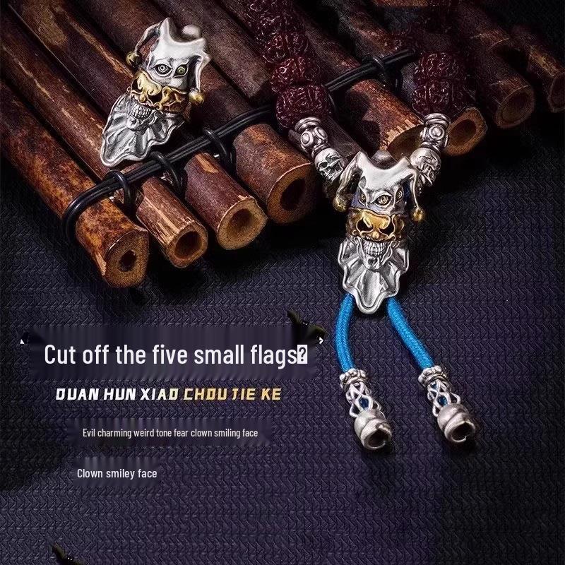 Soul-Breaking Jack Clown Tibetan Vajra String Bracelet: Handmade & Unique DIY Cultural Ornament Clown Three-Way