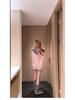 2026 Korean Pink Long-Sleeve Outfit Set for Women - Autumn/Winter Stylish Suit