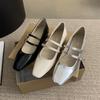 Mary Jane Shoes for Women Low Heels Pumps Chunky Block Heel Comfortable Dress Shoes Women's Casual Chic Square Closed Toe Ankle Strap Mary Janes Pumps