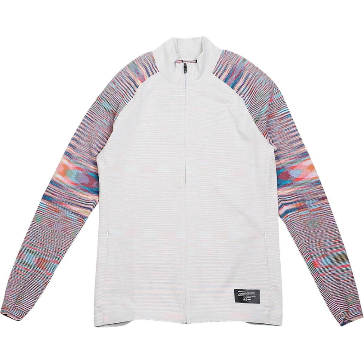 

Adidas X Missoni Collaboration Phx Multi Color Block Zip Collar Long Sleeve Jacket Men Jacket DS9323 L