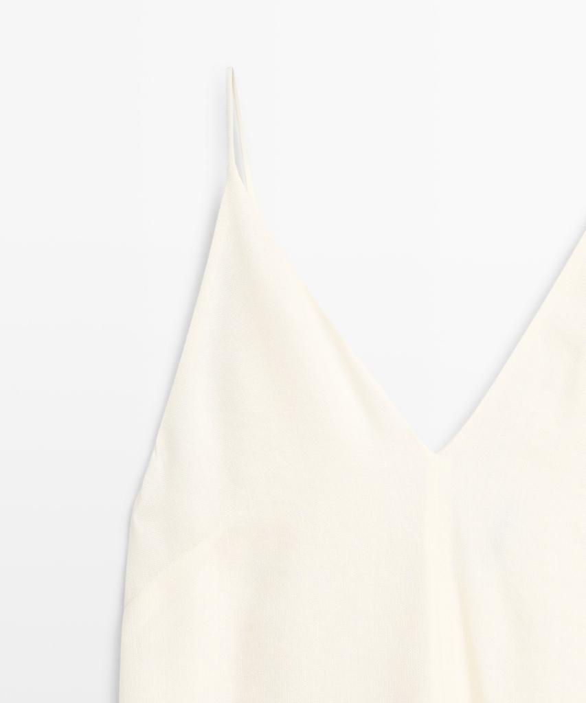 Masimodutti Color Block Fluid Midi Dress
