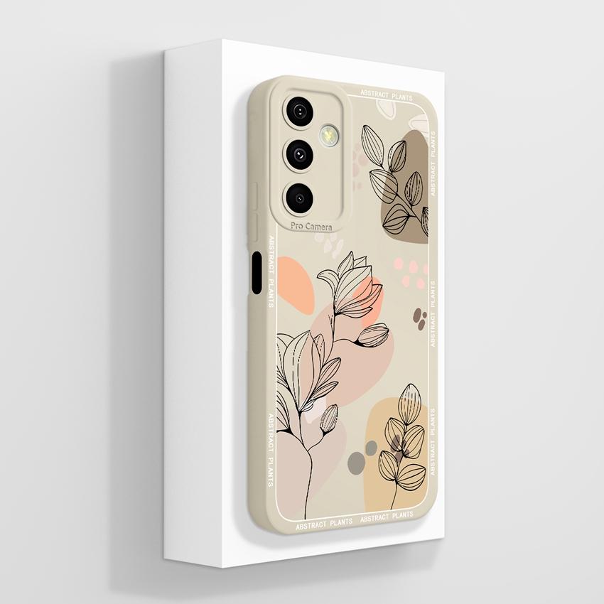 Husă Pentru Samsung M36 M55 M56 A25 A26 A17 F56 Husă Telefon Floare Pictură în Ulei Frumoasă Protecție Ecran Bară de Protecție Moale Husă Rezistentă la Praf Pentru Carcasă Samsung