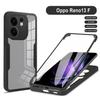For OPPO Reno13 F 4G 5G 360 Phone Case Full Coverage Protection Screen Protector Camera Lens Bumper Shell Funda