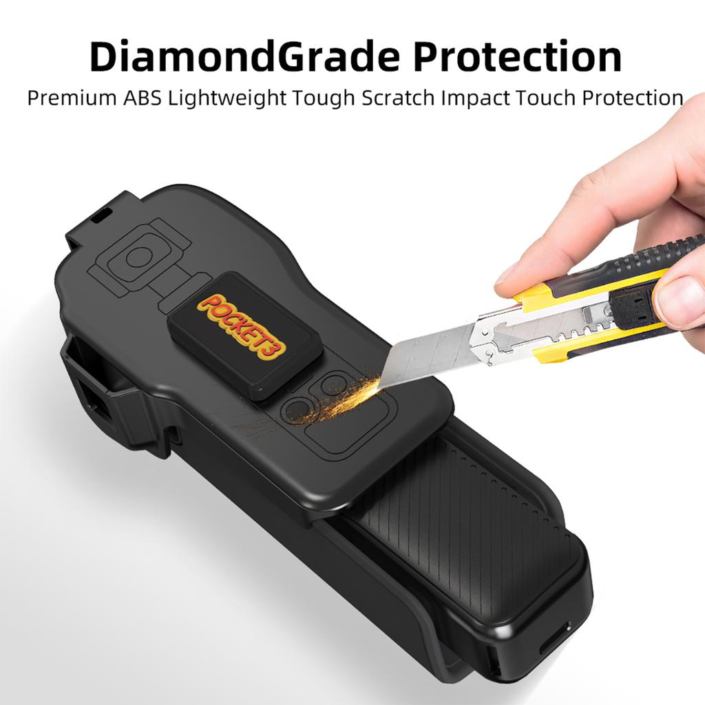 Camera Lens Protective Cover Quick Release Protective Lid w/Lens Filters Storage Protector Cage for DJI Osmo Pocket 3 Accessory