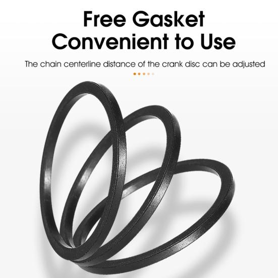 Movimento centrale della bicicletta Resistente alla corrosione A prova di ruggine Buona tenuta Asse della staffa del cuscinetto per bici da strada in lega di alluminio