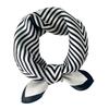 South Korea's new mulberry silk small square scarf women's spring summer stripes thin decorative scarf silk scarf shawl wholesale silk