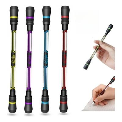 10 Pcs Fidget Stress Relief Spinning Ballpoint Pens Smooth Gel Pen 0.5Mm For Primary School Students Easy Spin Funny Gift