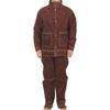 Men's Fire-Resistant Cowhide Welding Suit: Heat-Insulating, Spark-Proof Leather Workwear for Arc Welding.
