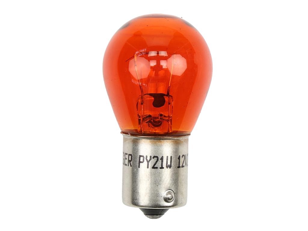 Orange Bulb 12V 21W Orange BA15s TEGER, (sold in packs of 10)