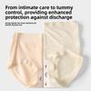 Large Size Female Summer Light Light Luxury Relief Mulberry Silk Bacteriostatic Crotch Breathable High Waist Triangle Briefs