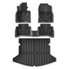 Left Drive for Mazda CX-5 2017-2026 2026 US Version TPE 3D Car Floor Mats Cargo Liner Trunk Pad Waterproof All Weather Black