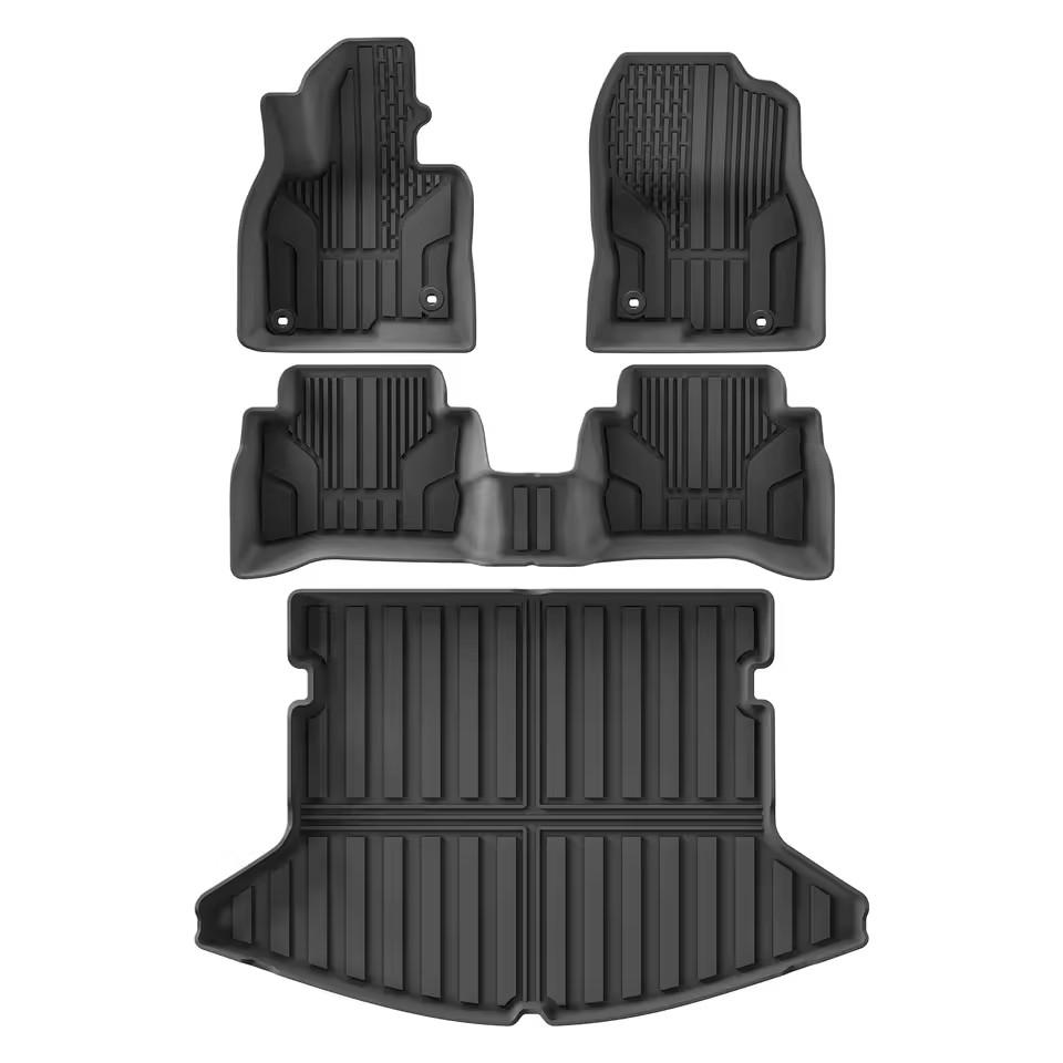 Left Drive for Mazda CX-5 2017-2026 2026 US Version TPE 3D Car Floor Mats Cargo Liner Trunk Pad Waterproof All Weather Black