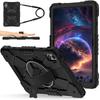 Tablet Case For Redmi pad 2 pro 12.1 Shockproof Cover Redmi pad pro 12.1" 360 Rotation Stand Hand Shoulder Strap Funda