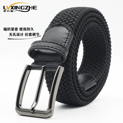 Hot Men's Lazy Belt Korean Casual Fashion Canvas Student Woven Belt