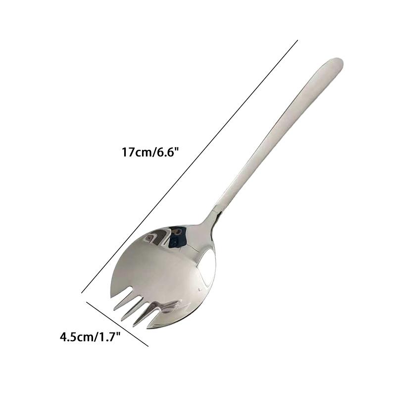 Edelstahl Rundlöffel Net Rot Golden Dinner Langer Griff Rühren Dessertlöffel Für Küchenzubehör Gadgets