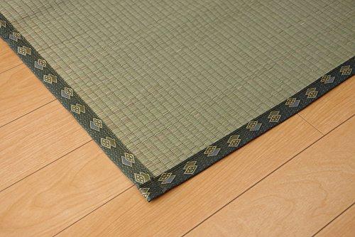 IKEHIKO Igusa Rug, Pine, Fits 6 Tatami Mats (Danchima), Approx. 255 X 340cm, Made In Japan, Double-Weave Carpet with Cypress Finish #1103216