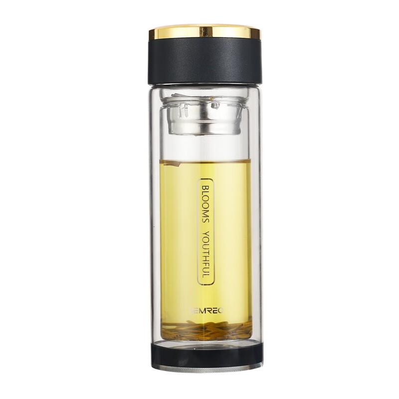 Smio Premium Double Wall Crystal Glass Tumbler 280ml