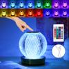 RGB Color Changing Bedside Lamp Cordless Table Lamp Touch Control Remote Control 16 Light Colors Dimmable Night Light   Metal Desk Lamp Recharge