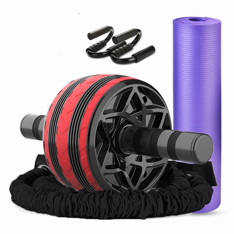 WEZHO 5-in-1 Abdominal Wheel Roller & Core Trainer Kit