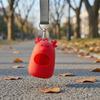 Dog Poop Bag Dispenser, Silicone Dog Waste Bag Holder with Carabiner, Portable Cute Elk Poop Bag Holder for Dogs Cats