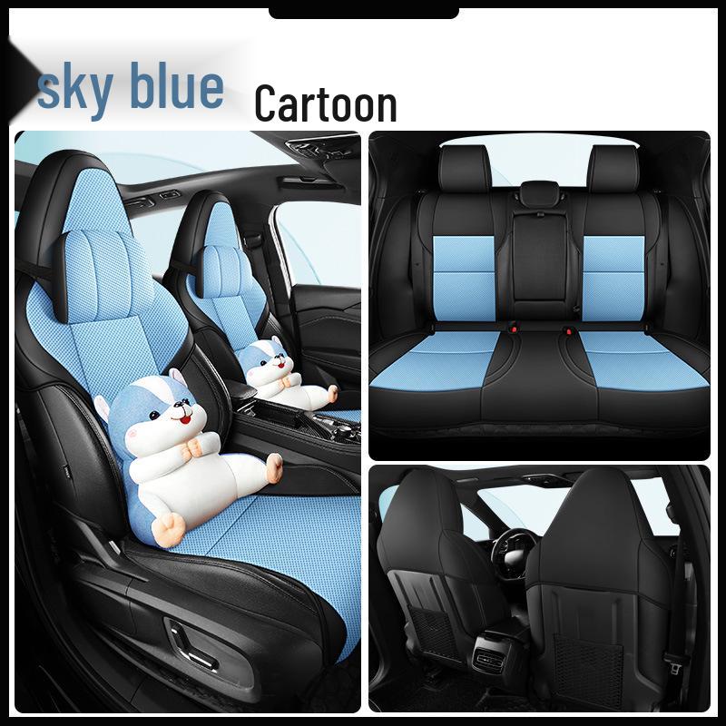 2023 Lynk & Co Car Seat Covers: Mesh Cartoon Cushion for Models 01, 02, 03, 05, 06