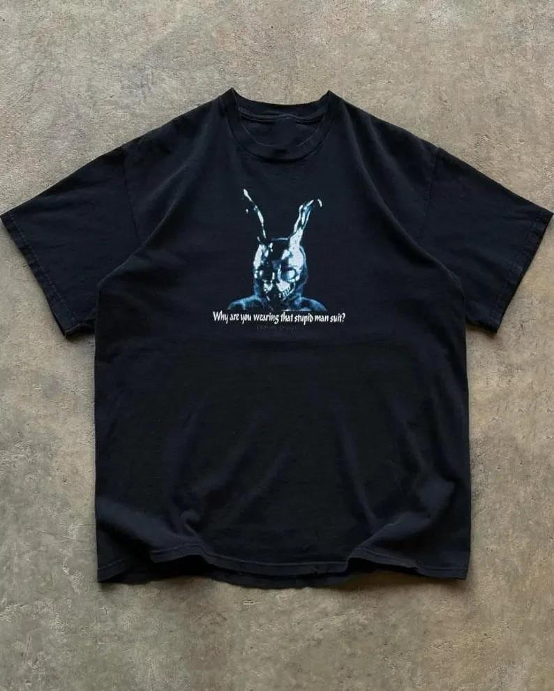 Vintage Donnie Movie T-Shirt Retro Darko Bunny Poster Tee REPRINT Sci Fi Scary XXXXL