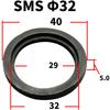 19 25 32 38 45 51 63 76 89 102 133 159mm Élelmiszeripari minőségű FKM tömítő tömítőgyűrű csík szaniter SMS csatlakozóhoz otthoni sörfőzéshez