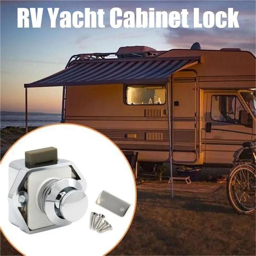14-18mm Thickness Cabinet Lock 20mm Hole Door Lock Cerraduras Push Lock  Camper